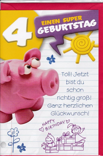 Geburtstagsgrsse Zum 4 Geburtstag