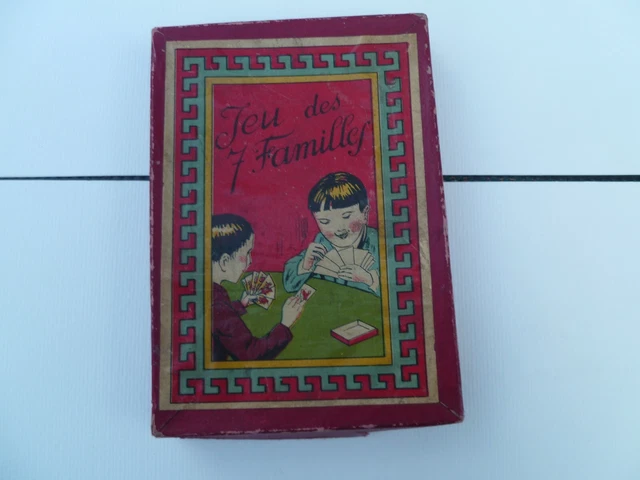 Jeu Des 7 Familles Ancien JTR Paris - Années 20 - Les Métiers - Caricatures - Très Bon état
