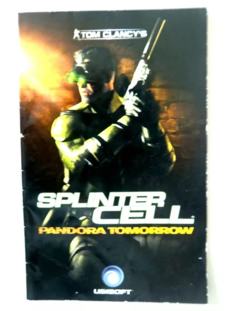 47159 Instruction Booklet - Splinter Cell Pandora Tomorrow - Sony PS2 Playstatio