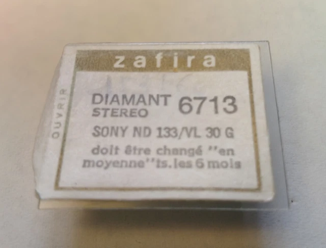 Diamant saphir pour sony ND 30 E/200 E/250 E Zafira 6735