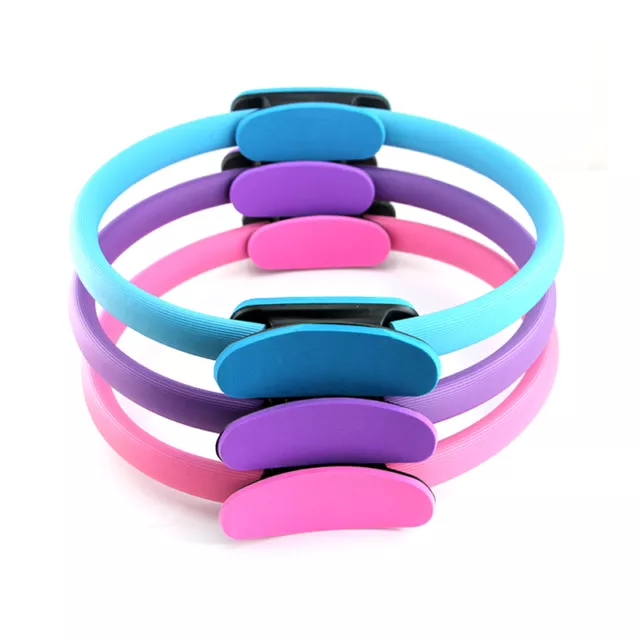 Dual Grip Pilates Ring Magic Circle Body Sport Fitness Weight Exercise Yoga Tool 2