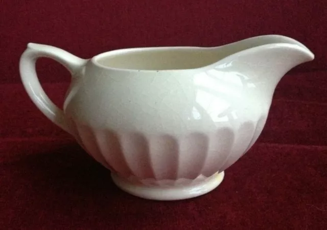 Sadler pottery ceramic cream ware gravy boat jug milk water cream custard retro