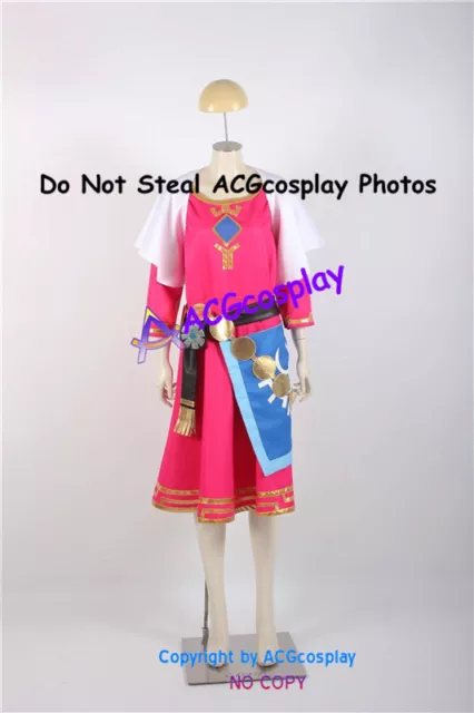 Legend of Zelda Skyward Sword Princess Zelda Cosplay Costume acgcosplay dress