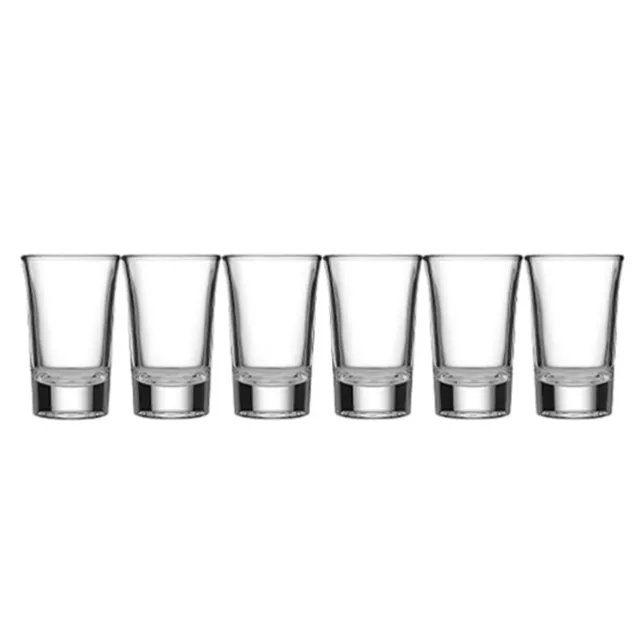 6pc Tempa Quinn Clear 45ml Shot Glasses Liquor Party Drinkware/Drinking Cup Set