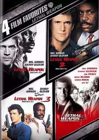 4 Film Favorites: Lethal Weapon (DVD, 2007, 2-Disc Set, Canadian French)