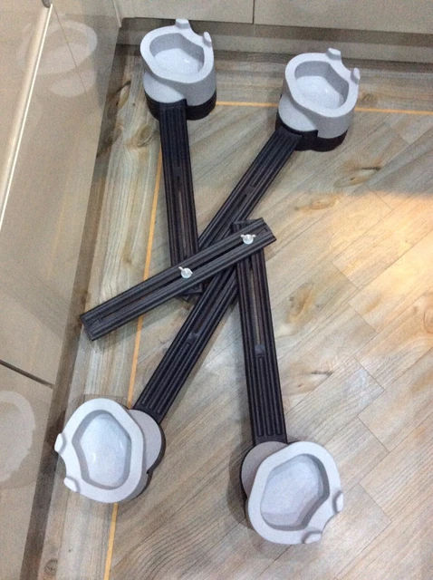 Mobility Chair Riser , Black Plastic , Higher Your Chair, FREE POSTAGE 2
