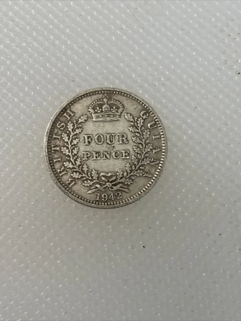 1942 British Guiana 4 Pence I1