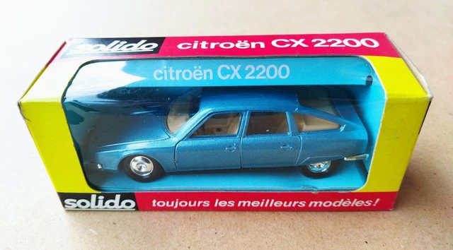 Solido 1/43 - Citroën CX 2200 Bleue - Réf 29 - Miniature D'occasion