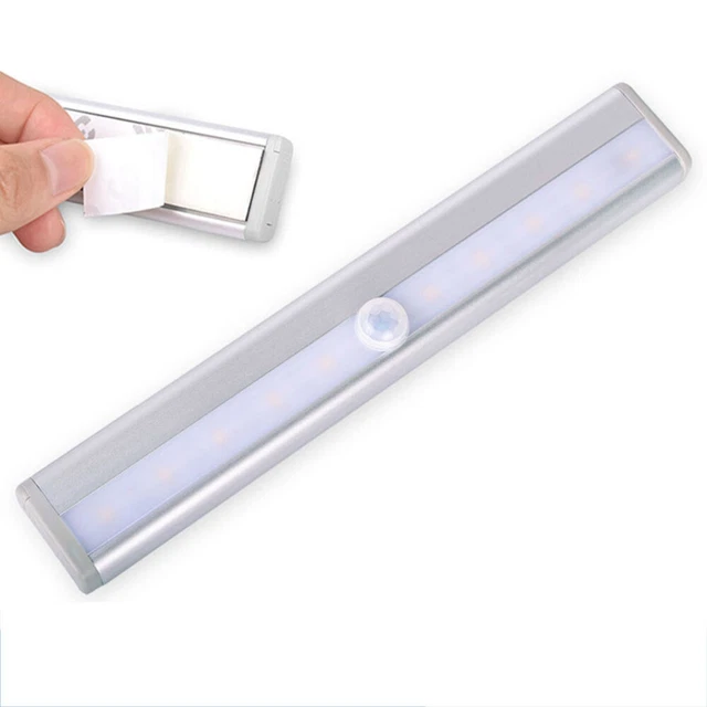 3 pz luci notturne wireless 10 LED movimento luci notturne LED striscia magnetica