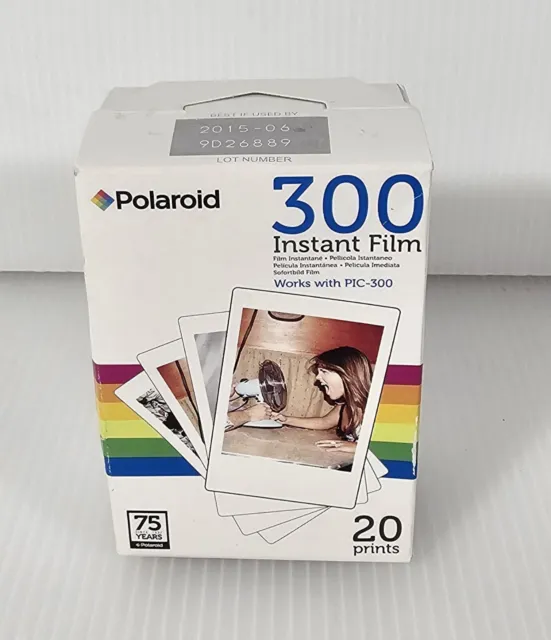 Película instantánea Polaroid 300, 20 impresiones, caducada 06/2015, NUEVA SELLADA