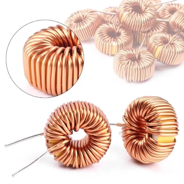 10pcs Toroid Cores Common Mode Inductors Wire Wind Wound Coil 100uH 6A yh cl