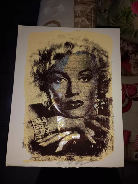 Serigrafia Marilyn Monroe Mimmo Rotella