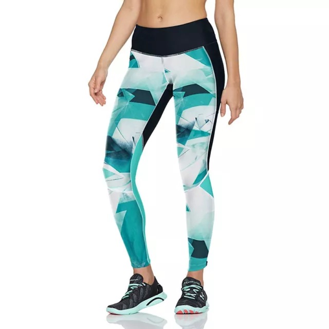 UNDER ARMOUR LEGGINGS Womens UA Fly Fast Printed Tropical Long Tight Gym  Running £14.99 - PicClick UK