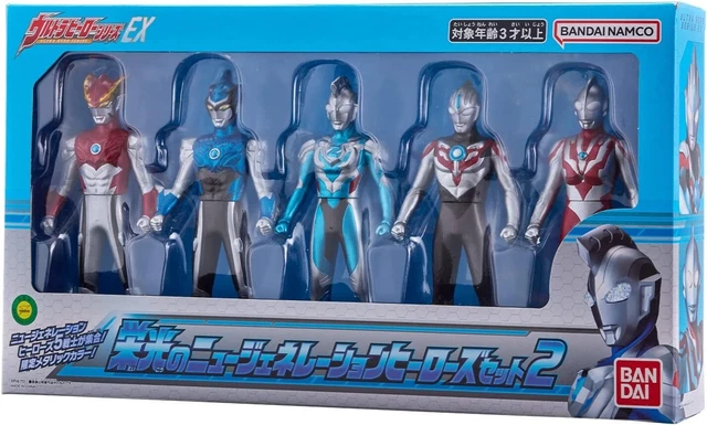 Pre Ultraman Ultra Hero Series EX Glorious New Generation Heroes Set 2 JAPAN F/S