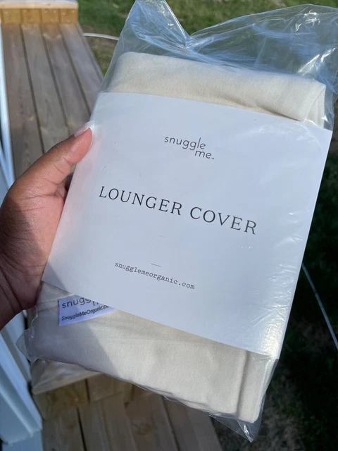 SnuggleMe Organic lounger COVER Only - BRAND NEW - Natural