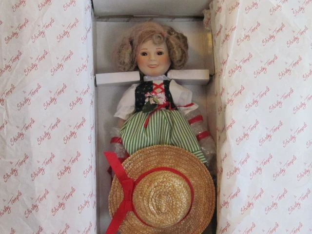 Shirley Temple Dolls of The Silver Screen Danbury Mint 14" Porcelain 1986