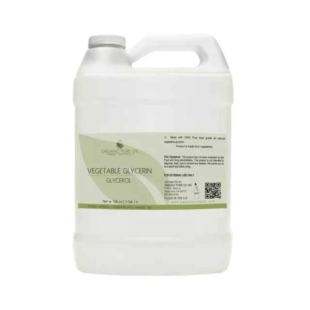Vegetable Glycerin pure kosher non-gmo organic usp premium grade 1 gallon bulk