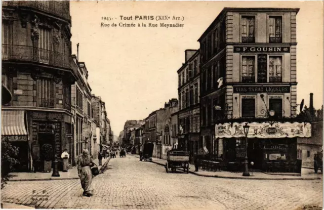 CPA AK PARIS 19e Rue de Crimée a la Rue Meynadier (373666)