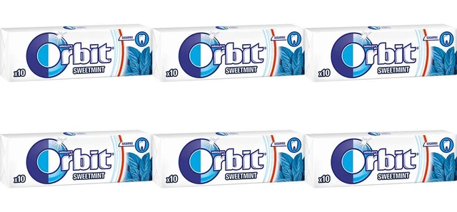 6 gomme da masticare Orbit SWEET MINT, 0,5 once. (14 g.)