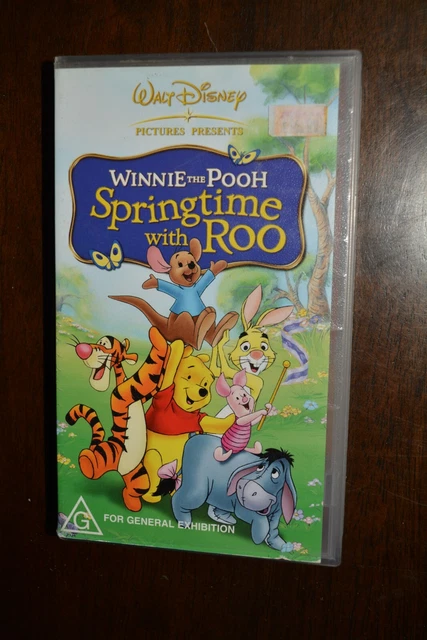 Winnie The Pooh Springtime With Roo Vhs WINNIE THE POOH Springtime With Roo Vhs $12.99 - PicClick AU