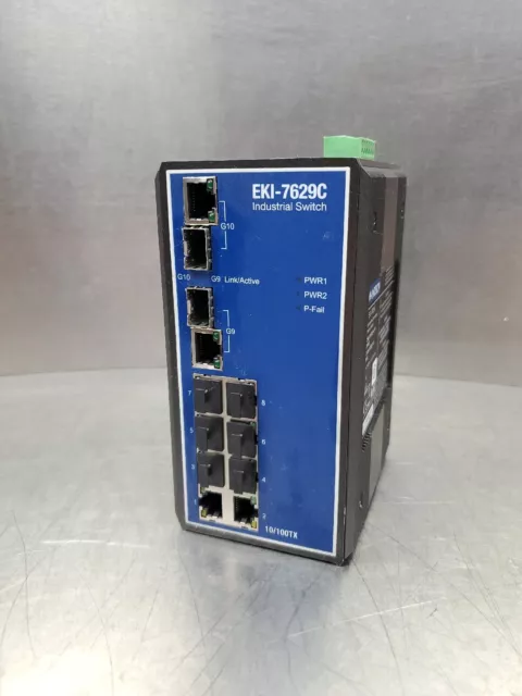 Advantech  EKI-7629C 8+2G Industrial Unmanaged Gigabit Ethernet Switch     3A-9