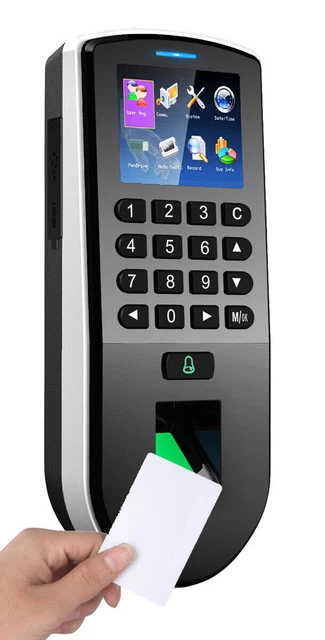 ZKTECO F19 RF Card Fingerprint Attendance Office Time Clock Access Control Color