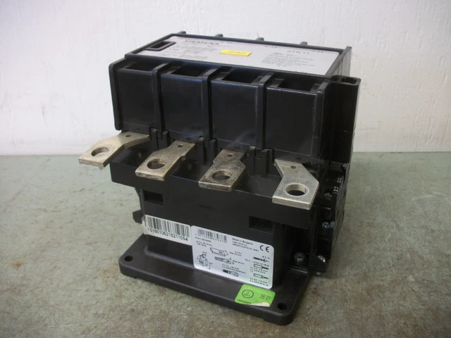 Siemens 3Tk11 Contactor 3Tk1142-0Af0 200Amp 120Vcoil 3Ph 600V 4Pole