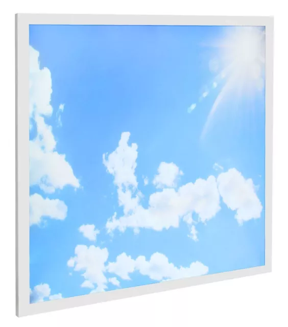 40W SKY with SUN LED Ceiling Panel Cloud Scene Recessed Panel Light 600 x 600