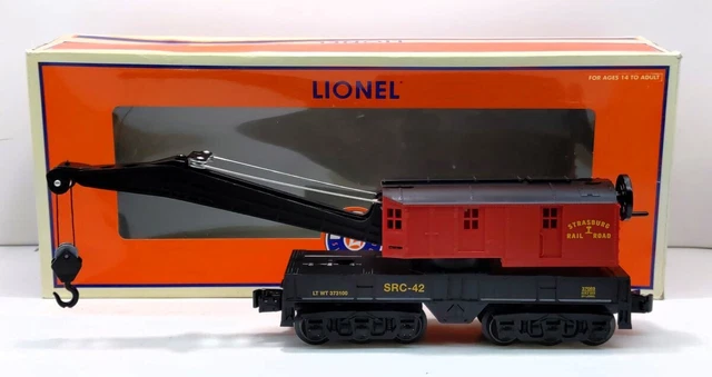 Lionel 6-37069 O Gauge Strasburg Rail Road Crane Car #SRC-42 LN/Box