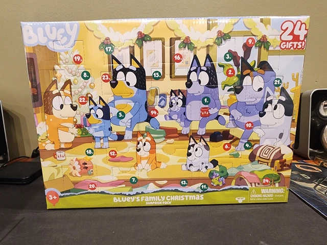 NEW BLUEY FAMILY 2023 Holiday Advent Calendar Countdown EUR 18,27 