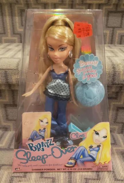 BRATZ Sleep Over Collection Cloe Doll Blonde Pajamas MGA NIB Chloe