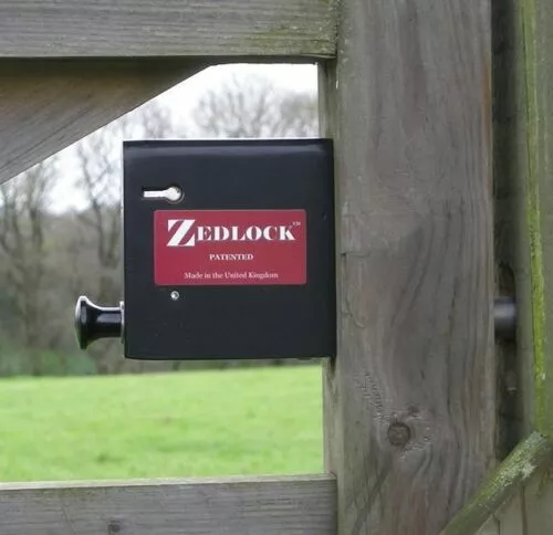 Zedlock High Security Gate Lock For Wooden Field Gates Full Kit Long Throw Bolt