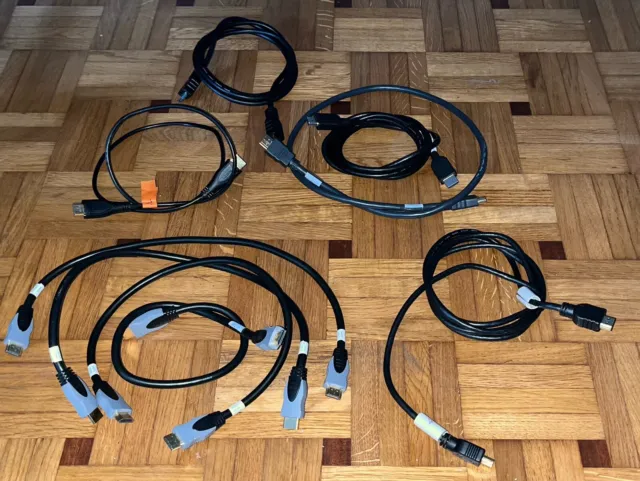 Lot De 9 Cables Hdmi Divers