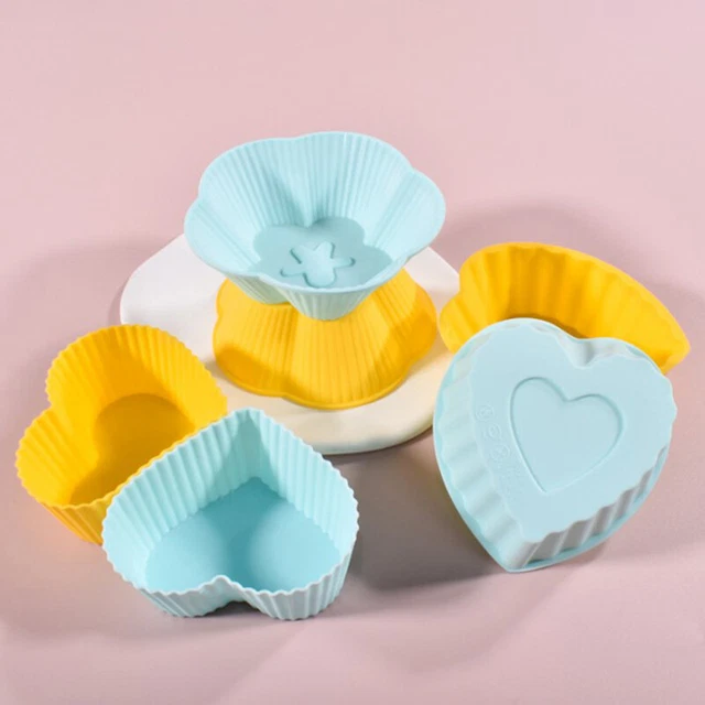 Molde para pasteles de silicona muffin en forma redonda cupcake moldes para hornear cocina cocina cocina ZK