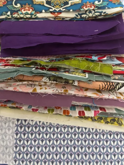 Mixed Cotton Fabric Scrap Bags