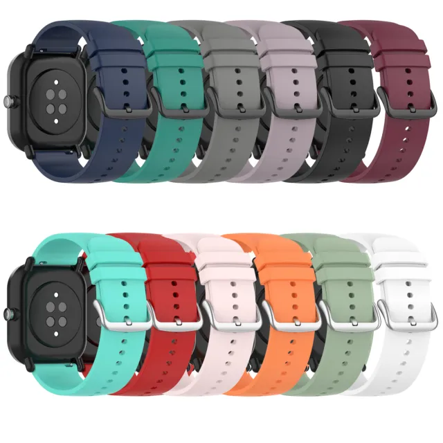 20MM Silicone Watch Band Strap for Huami Amazfit GTS 3/2/2e/Pop Pro/GTR/BIP S A2