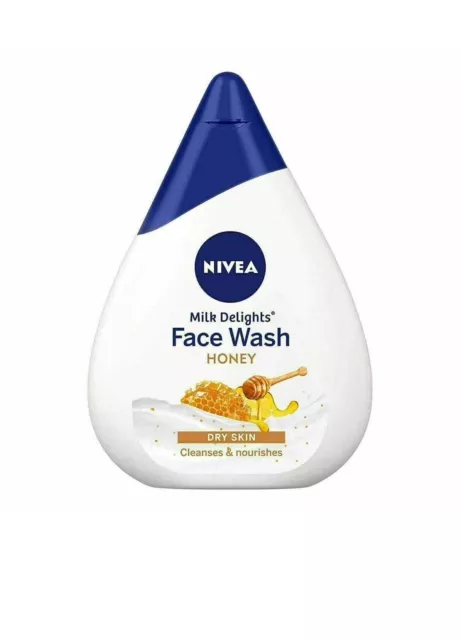 NIVEA Milk Delights nettoyant visage au miel pour peaux sèches 100 ml