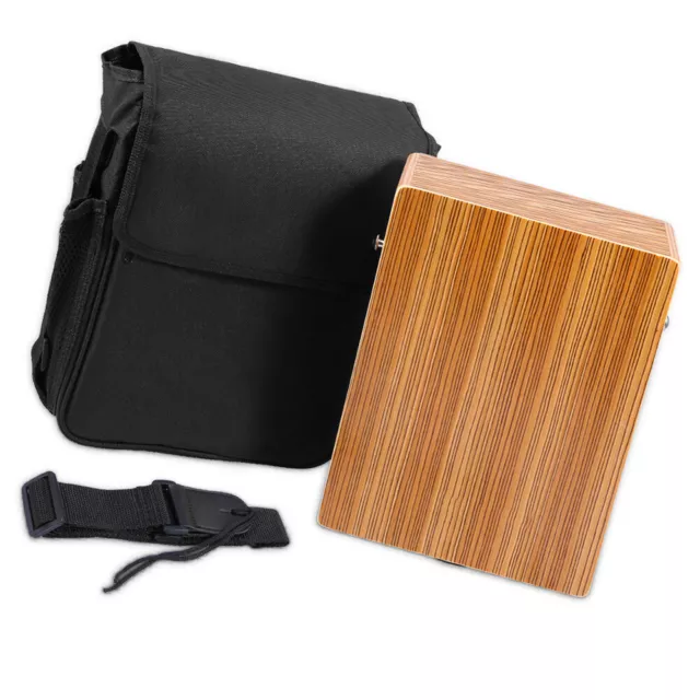 Traveling Cajon Drum Hand Wooden Musical Box Drum Percussion Instrument B2J1