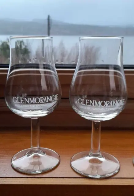 Pair The Glenmorangie Single Highland Malt Whisky Whiskey Scotch Glasses Bar Pub