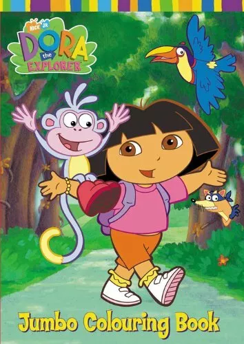 Dora the Explorer Jumbo Colouring Book by  1842395343 FREE Shipping