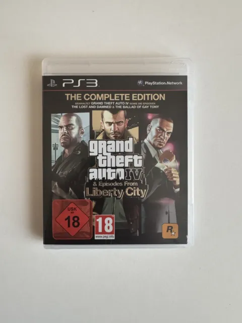 Grand Theft Auto 4/IV- The Complete Edition (Sony PlayStation 3, 2010)