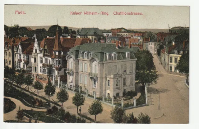 METZ - Moselle - CPA 57 - Rues - Boulevard Empereur Guillaume Chatillonstrasse