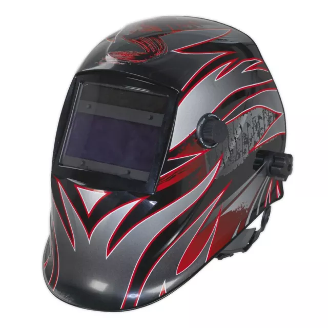 Sealey PWH600 Welding Helmet Auto Darkening Shade 9-13