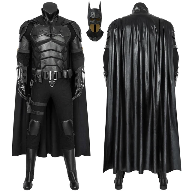 Maschera Batman The Batman 2022: Casco Cosplay In Lattice Per Halloween, Unisex Adulto! - Foto 2