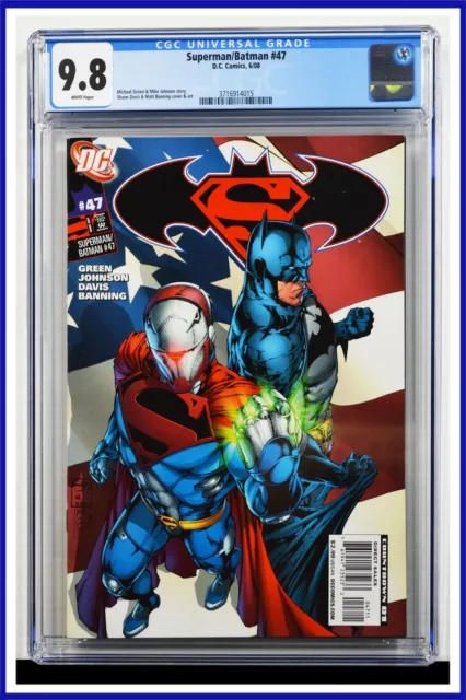 Superman Batman #47 CGC Graded 9.8 DC June 2008 White Pages Comic Book