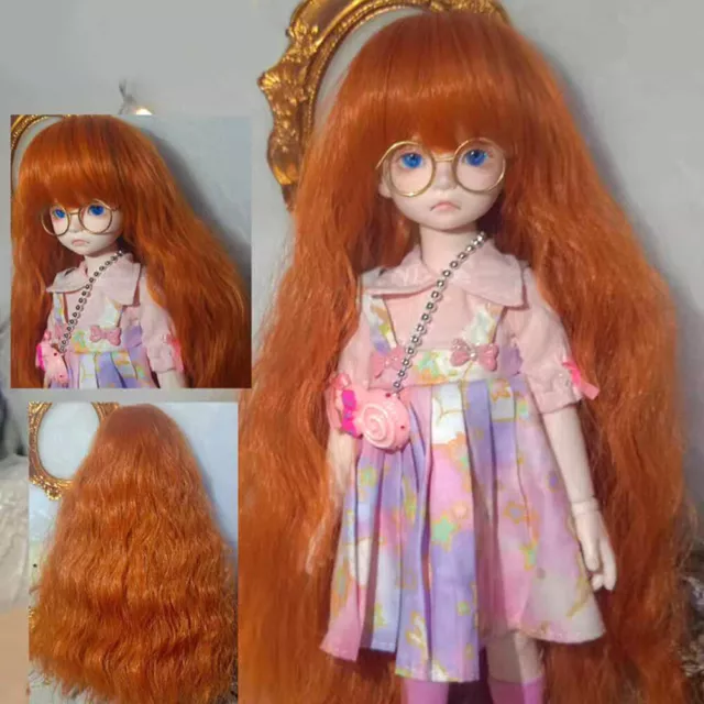 Wave Curly Long Wigs 1/3 1/4 1/6 BJD Accessories Only Wig Not Include Doll DIY