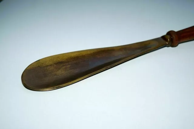 Shoe Horn brass wood shoehorn long shoehorn Exclusive gift sailing boat shoehorn 3