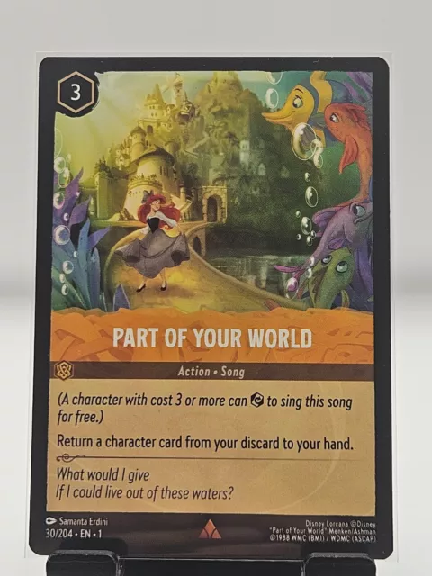 Disney Lorcana TCG Singles |  Part of your World 30 | NM/M | Syd