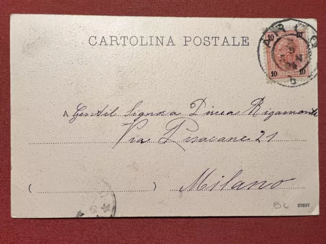 Cartolina - Arco ( Trento ) - 1904 2