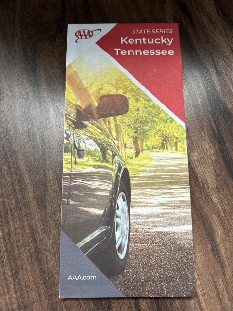 Kentucky Tennessee State Series Highway Travel Map 2022 NEW